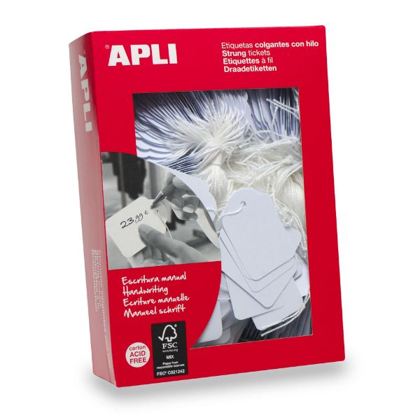 Picture of APLI STRUNG TICKETS 00387 13X20 BX1000