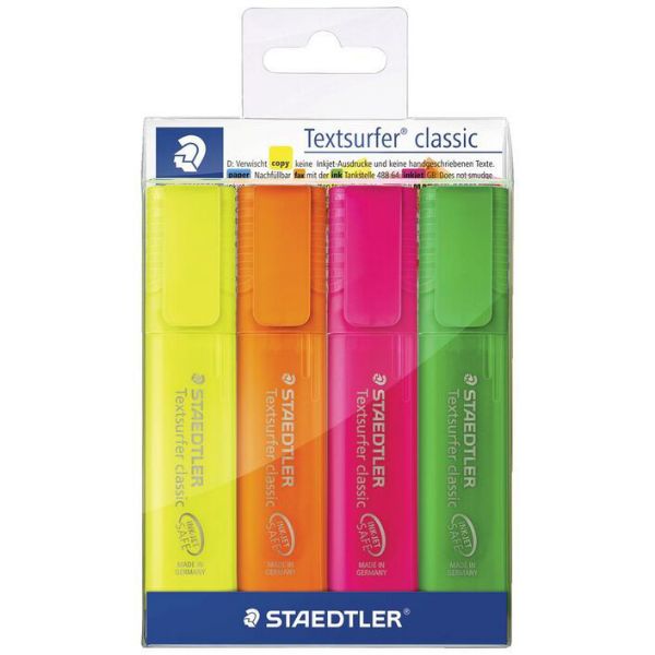 Picture of TEXTSURFER CLASSIC HIGHLIGHTER PACK 4