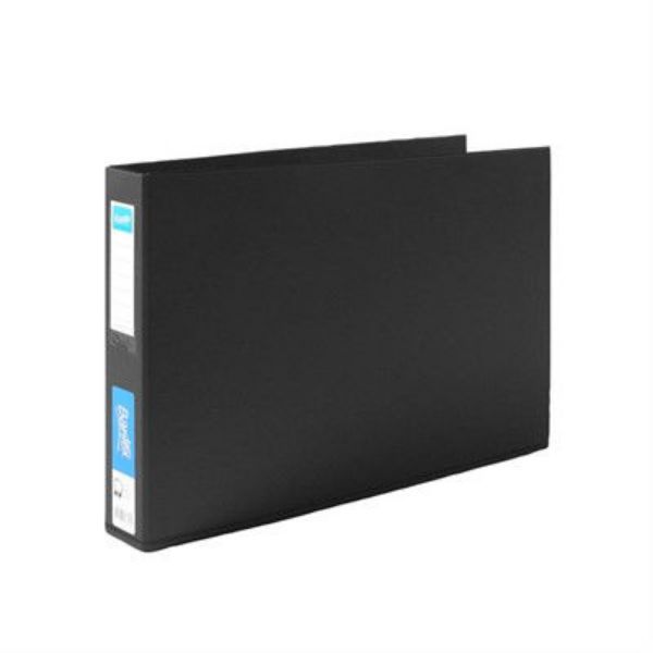 Picture of BANTEX A3 4D 38MM RING BINDER LANDSCAPE - BLACK