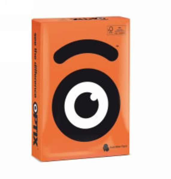 Picture of OPTIX COPY PAPER A4 80GSM JANZ ORANGE PK 50