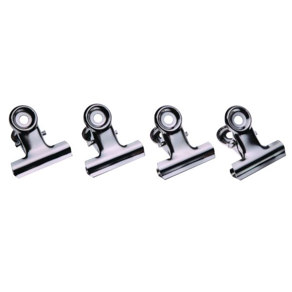 Picture of ESSELTE CLIP BULLDOG 75MM CHROME BOX 36