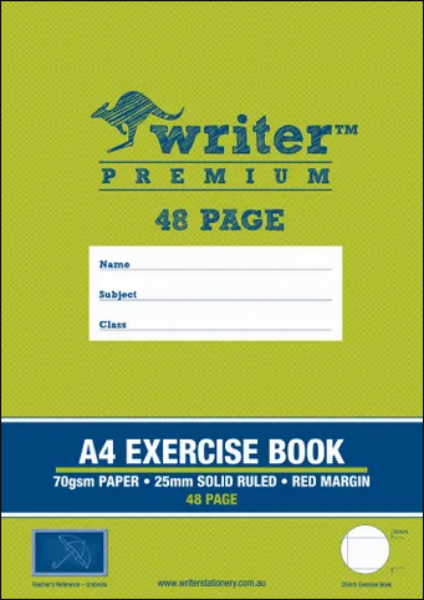 Picture of WRITER PREMIUM UMBRELLA A4 RULED 25MM 48PG