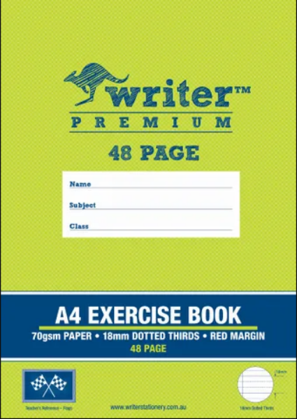 Picture of WRITER PREMIUM FLAGS A4 48PG 18MM D1/3