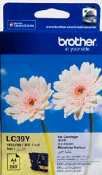 Picture of Brother 39 Yellow Ink