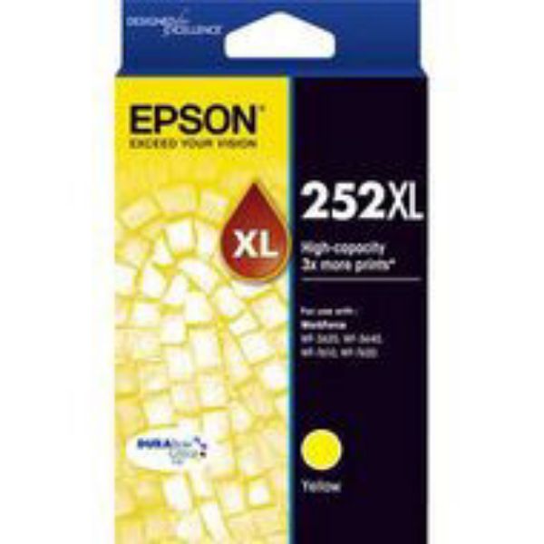 Picture of Epson 252 HY Yellow Ink Cartridge