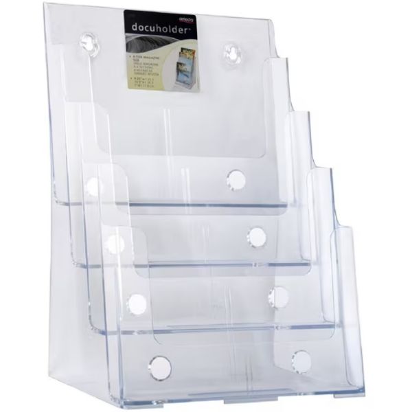 Picture of DEFLECTO BROCHURE HOLDER A4 4 TIER