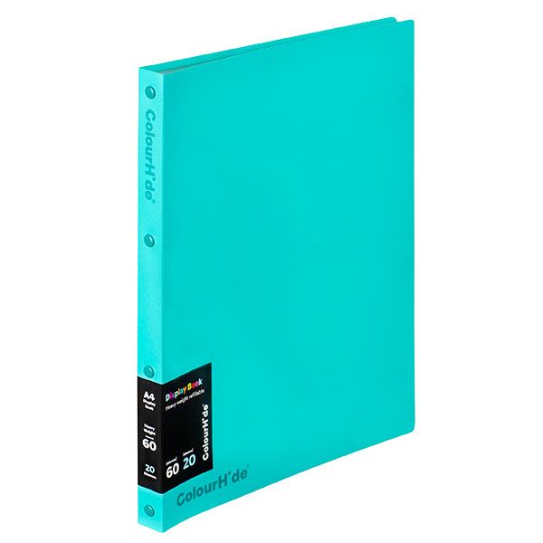 Picture of COLOURHIDE REFILLABLE DISPLAY BOOK 20P AQUA