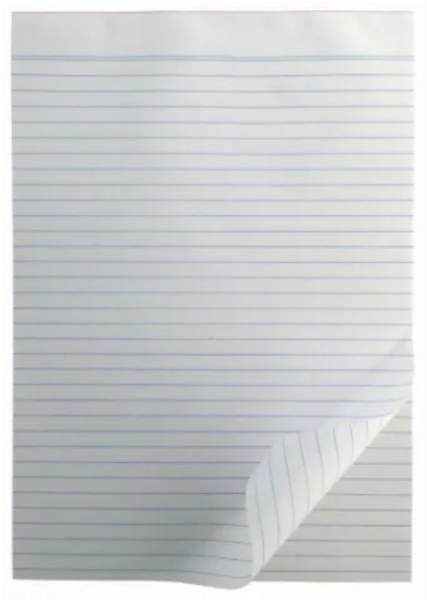 Picture of A5 100 SHEET RULED OFFICE PAD