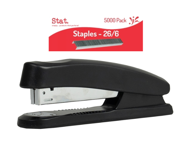 Picture of STAT STAPLER 26/6 HALF STRIP COMBO