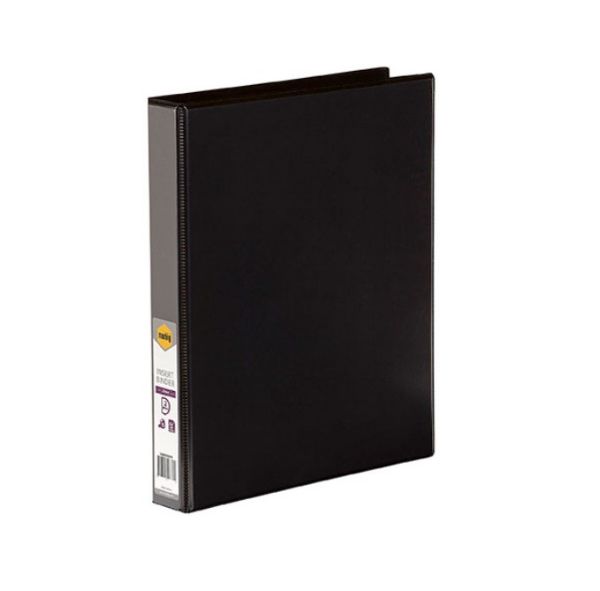 Picture of MARBIG C/VIEW INSERT BINDER A4 2D 25MM BLACK