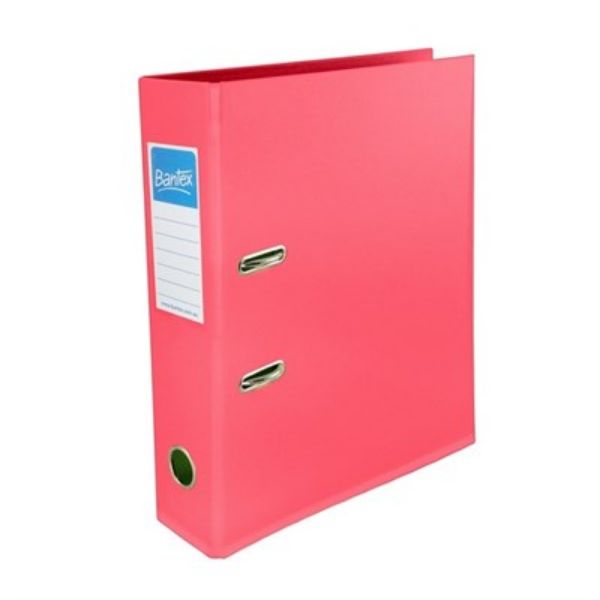 Picture of BANTEX LEVER ARCH FILE A4 70MM - PINK