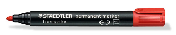 Picture of LUMOCOLOUR PERMANENT MEDIUM -RED